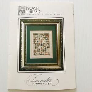 The Drawn Thread Charted Needlework Cross Stich Pattern Booklet Toccata #1